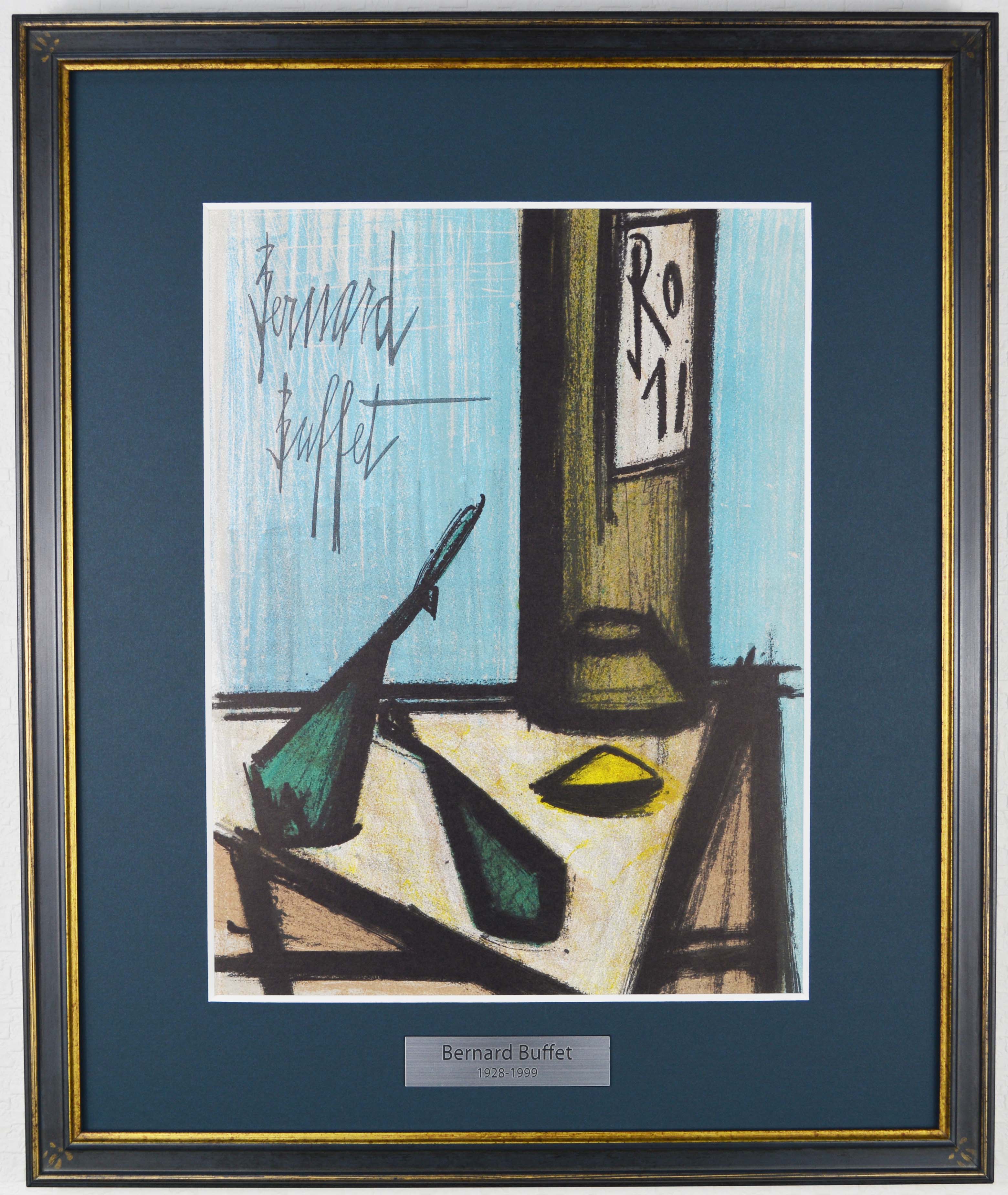 即決☆Bernard Buffet ベルナール・ビュッフェ☆リトグラフ☆砂浜の町 - 美術品