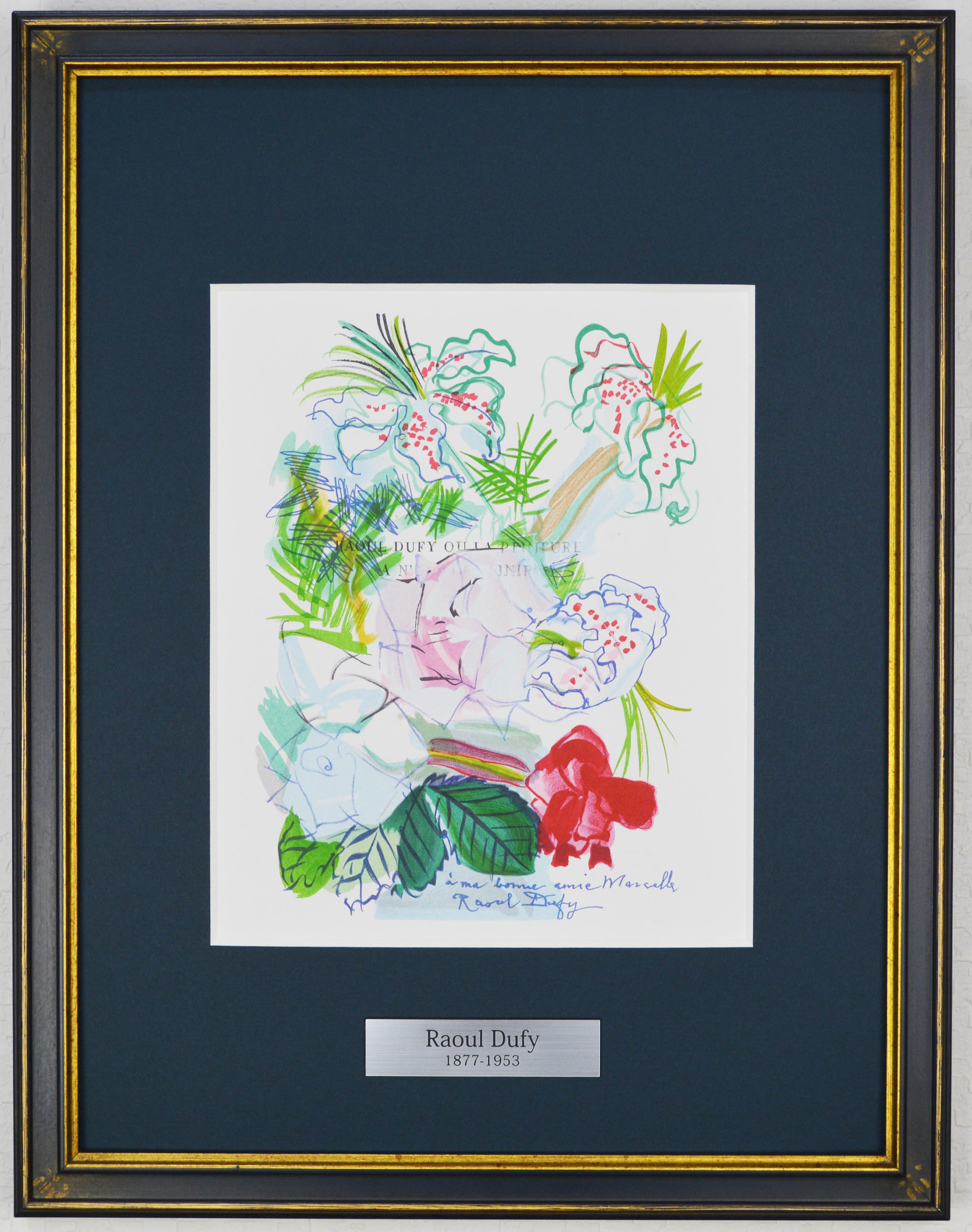 ☆ラウル・デュフィ 挿画本 Raoul Dufy☆「画家への手紙」☆名立たる 