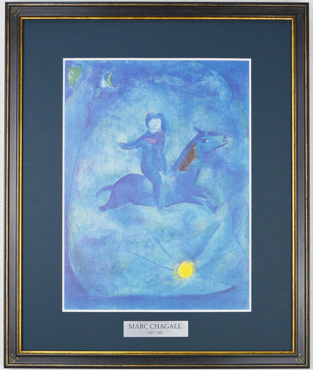 マルク シャガール 『黒檀の馬 Ⅲ【 アラビアンナイト 】』 絵画 1988