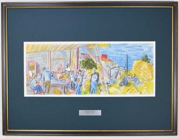ラウル デュフィ 『 収穫 【ラウル・デュフィへの手紙】』 絵画 版画 リトグラフ 本 1965年パリで制作