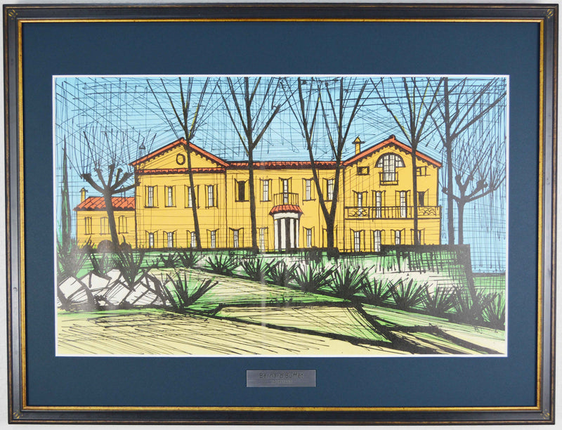 特価】 ≪ ベルナール ビュッフェ ≫ オリジナル リトグラフ【石版画】 LE PONT DE LA CONCORDE 1968年 BERNARD  BUFFET - 美術品