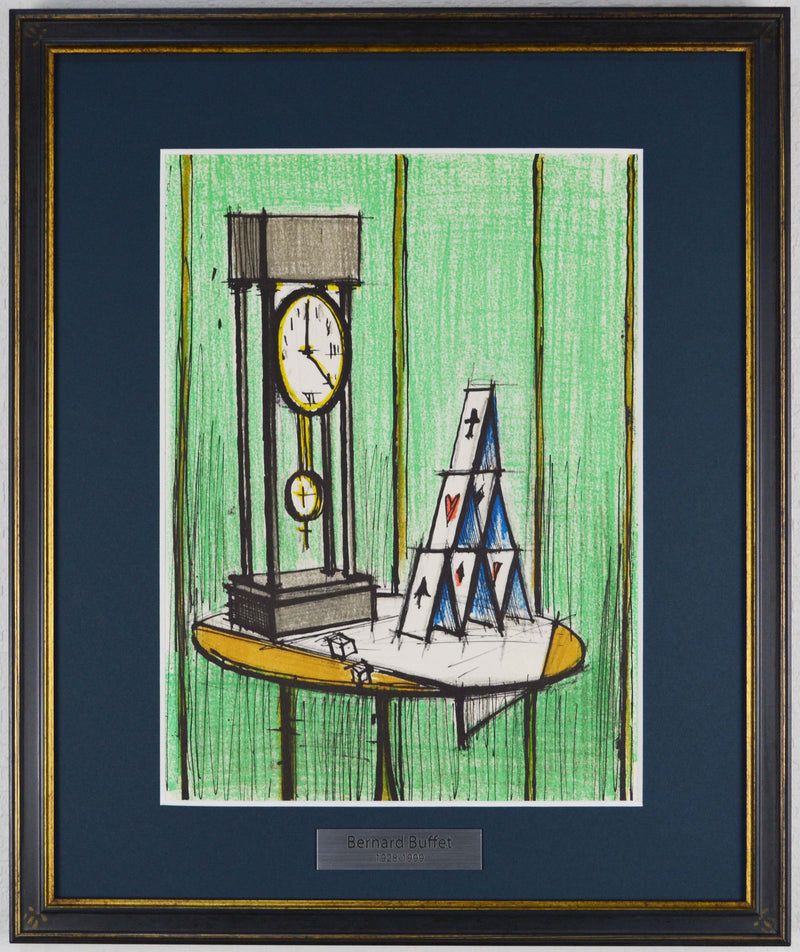 Bernard Buffet ベルナール ビュッフェ「入口」リトグラフ 額装品-